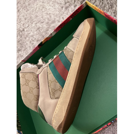 GUCCI Screener high top sneaker - Pre-loved Designer Second Hand | LUXURYLOVE