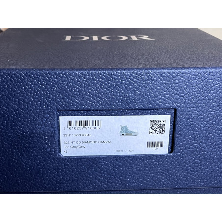 DIOR B23 high top sneaker - NEW - Pre-loved Designer Second Hand | LUXURYLOVE