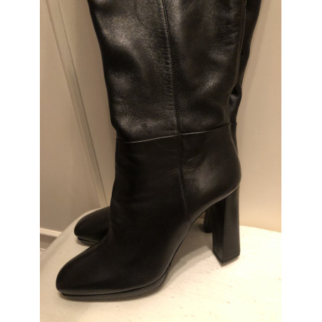 PRADA Stiefel Heels schwarz 37 Pre-owned Designer Secondhand Luxurylove