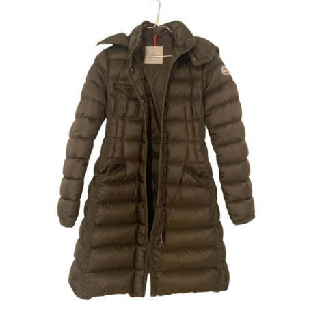 MONCLER Daunenmantel oliv 32 Pre-owned Designer Secondhand Luxurylove