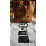 MCM Pouch bag Cognac