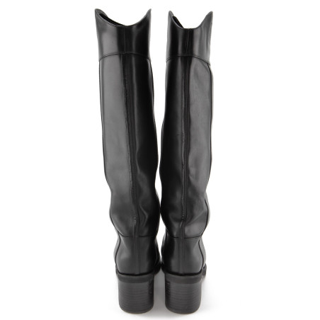 JIMMY CHOO Stiefel Leder schwarz 36.5 Pre-owned Designer Secondhand Luxurylove