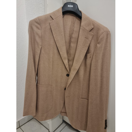 BOSS CAMEL Jacket Kamelhaar beige 48 NEU Pre-owned Designer Secondhand Luxurylove