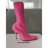 Round Neon Spandex Sock Boots - NEW