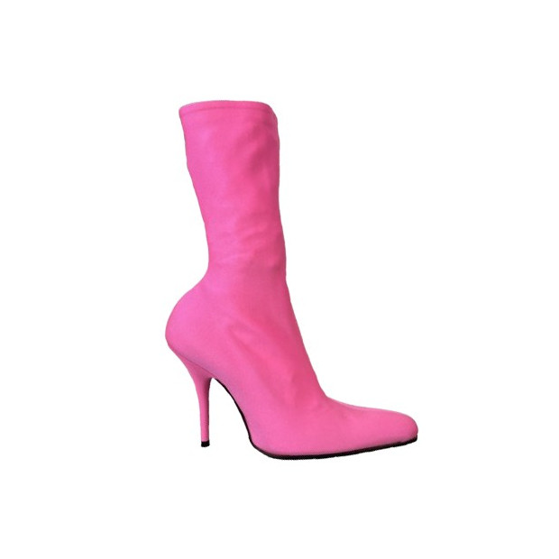 BALENCIAGA Round Neon Spandex Sock Boots - NEW - Pre-loved Designer Second Hand | LUXURYLOVE