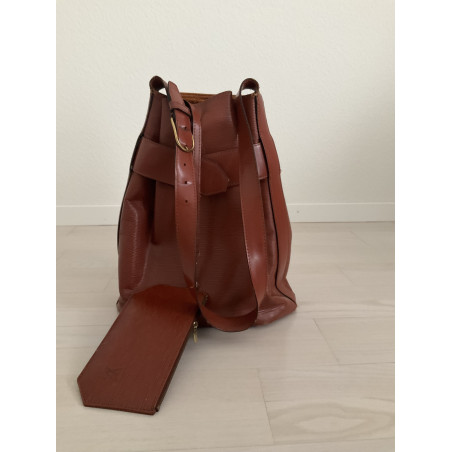 LOUIS VUITTON Bucket Bag Epileder cognac braun Pre-owned Designer Secondhand Luxurylove