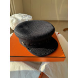 HERMÈS Saint-Malo Mütze Hut navy NEU Pre-owned Designer Secondhand Luxurylove