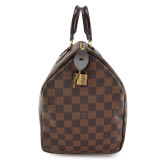 LOUIS VUITTON Speedy 35 Handtasche Monogram braun Pre-owned Designer Secondhand Luxurylove.