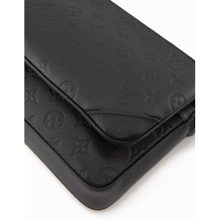 LOUIS VUITTON Trio Messenger Bag Empreinte M46602 schwarz Pre-owned Designer Secondhand Luxurylove