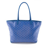 GOYARD Artois MM Zipped Goyardine Shopper Bag blau Pre-owned Designer Secondhand Luxurylove
