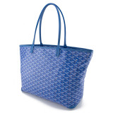 GOYARD Artois MM Zipped Goyardine Shopper Bag blau Pre-owned Designer Secondhand Luxurylove