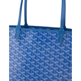 GOYARD Artois MM Zipped Goyardine Shopper Bag blau Pre-owned Designer Secondhand Luxurylove