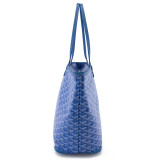 GOYARD Artois MM Zipped Goyardine Shopper Bag blau Pre-owned Designer Secondhand Luxurylove