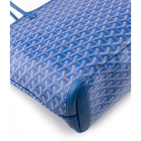 GOYARD Artois MM Zipped Goyardine Shopper Bag blau Pre-owned Designer Secondhand Luxurylove