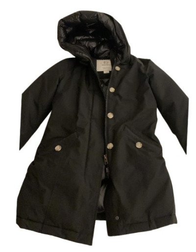 WOOLRICH Daunenjacke Parka schwarz XS Pre-owned Designer Secondhand Luxurylove