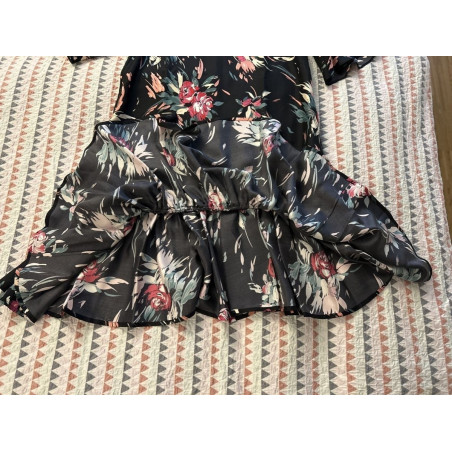 LA DOUBLEJ Kleid midi Print floral XL NEU Pre-owned Designer Secondhand Luxurylove
