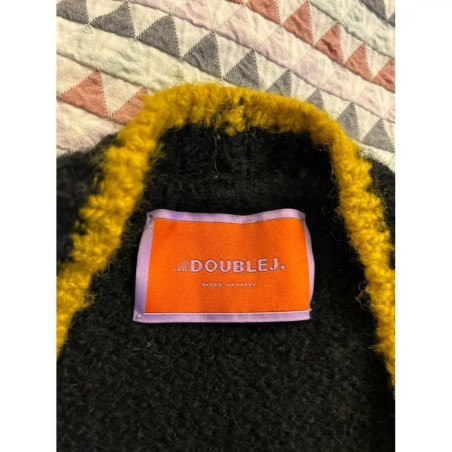 LA DOUBLEJ Bowling Cardigan stripes alpaca wool - Pre-loved Designer Second Hand | LUXURYLOVE