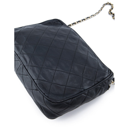 CHANEL CC Camera Tassel Bag vintage schwarz Pre-owned Designer Secondhand Luxurylove