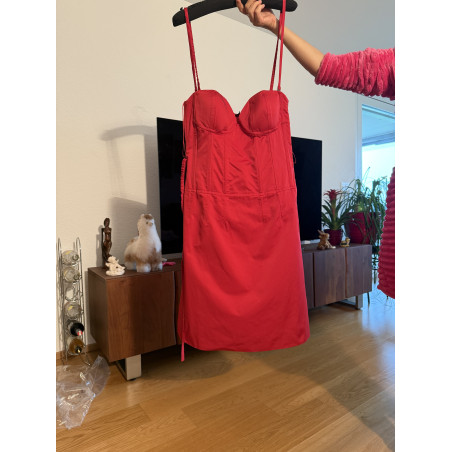 Rotes Korsett-Top Kleid – NEU Rotes Korsett-Top Kleid – NEU