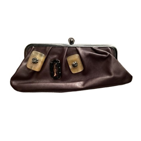 MARNI Crystal Clutch Metallic - Pre-loved Designer Second Hand | LUXURYLOVE