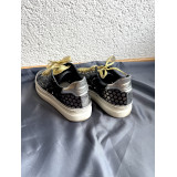 NOCLAIM Sneaker 37 Gold Black Patent Leather Pre-owned Designer Secondhand Luxurylove.