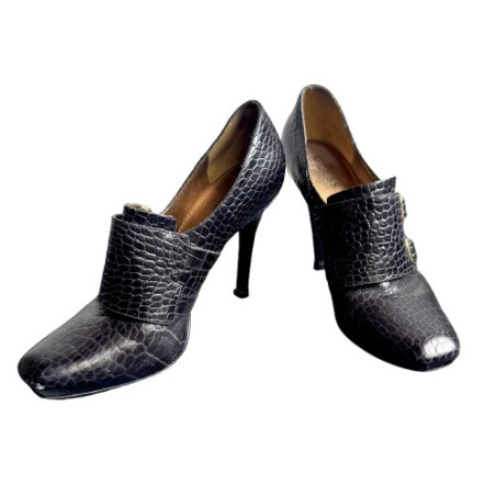GUESS Buckle Pumps Black 37 Pre-owned Designer Secondhand Luxurylove