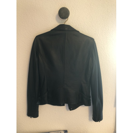 IRO NEWHAN Lederjacke schwarz XS NEU Pre-owned Designer Secondhand Luxurylove