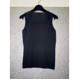 Strick top schwarz