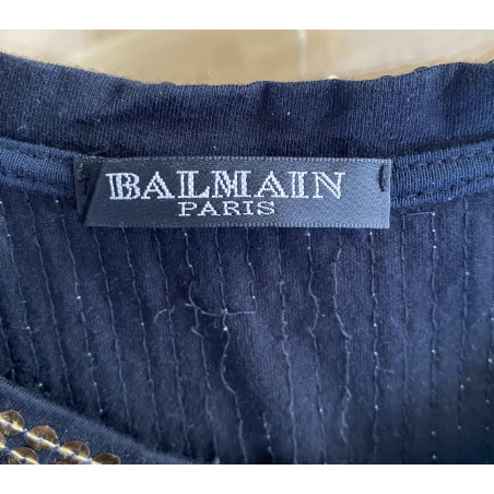 BALMAIN Pailetten top 2010 - Pre-loved Designer Second Hand | LUXURYLOVE