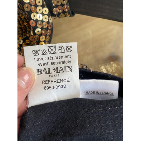 BALMAIN Pailetten top 2010 - Pre-loved Designer Second Hand | LUXURYLOVE
