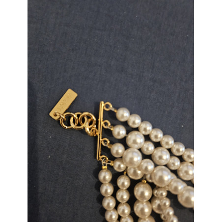 MOSCHINO Beaded anklet with gold - Pre-loved Designer Second Hand | LUXURYLOVE