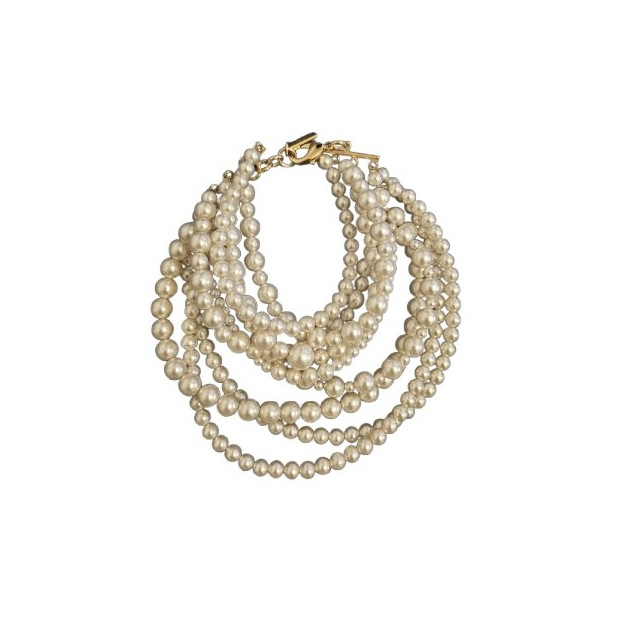 MOSCHINO Beaded anklet with gold - Pre-loved Designer Second Hand | LUXURYLOVE