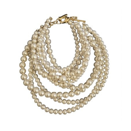 MOSCHINO Beaded anklet with gold - Pre-loved Designer Second Hand | LUXURYLOVE