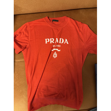 PRADA Intarsia Top Red - Pre-loved Designer Second Hand | LUXURYLOVE