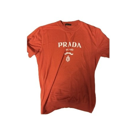 PRADA Intarsia Top Red - Pre-loved Designer Second Hand | LUXURYLOVE