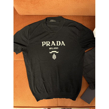 PRADA Intarsia Top Black - Pre-loved Designer Second Hand | LUXURYLOVE