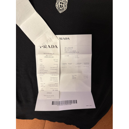 PRADA Intarsia Top Black - Pre-loved Designer Second Hand | LUXURYLOVE