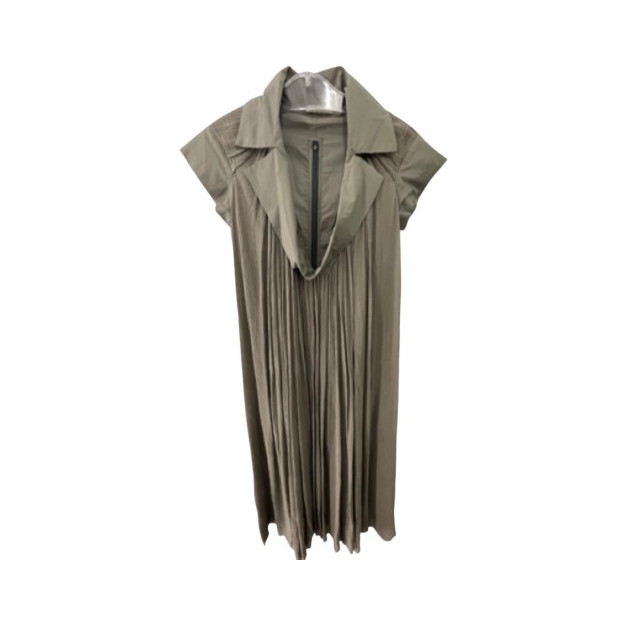 BOTTEGA VENETA Kleid plissiert mit Kragen 38IT Pre-owned Designer Secondhand Luxurylove
