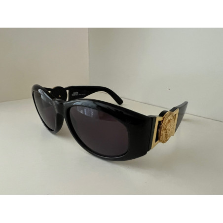 VERSACE Medusa Sonnenbrille schwarz gold  Pre-owned Designer Secondhand Luxurylove