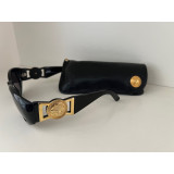 VERSACE Medusa Sonnenbrille schwarz gold  Pre-owned Designer Secondhand Luxurylove