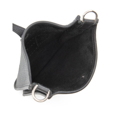 HERMÈS Evelyne 16 mini Crossbody Bag Taurillon Clemence schwarz Pre-owned Designer Secondhand Luxurylove