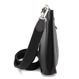 HERMÈS Evelyne 16 mini Crossbody Bag Taurillon Clemence schwarz Pre-owned Designer Secondhand Luxurylove