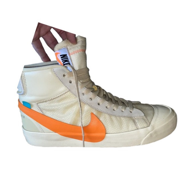 OFF WHITE X NIKE Blazer US10  Pre-owned Designer Secondhand Luxurylove