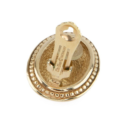 CHRISTIAN DIOR Vintage clips / earrings - Pre-loved Designer Second Hand | LUXURYLOVE