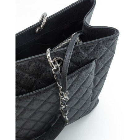 CHANEL GST Shopper Bag XL Caviar Leder schwarz Pre-owned Designer Secondhand Luxurylove