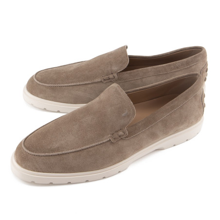 TOD`S Slipper Loafer Herren beige 46.5 NEU Pre-owned Designer Secondhand Luxurylove