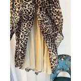 Gianni Leopard Print Kleid Grösse M Pre-owned Designer Secondhand Luxurylove