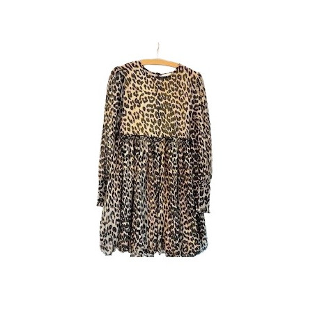 Gianni Leopard Print Kleid Grösse M Pre-owned Designer Secondhand Luxurylove