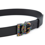 DG Rainbow Pearl Logo Belt