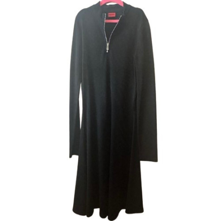 HUGO BOSS Langarmkleid schwarz XS Pre-owned Designer Secondhand Luxurylove